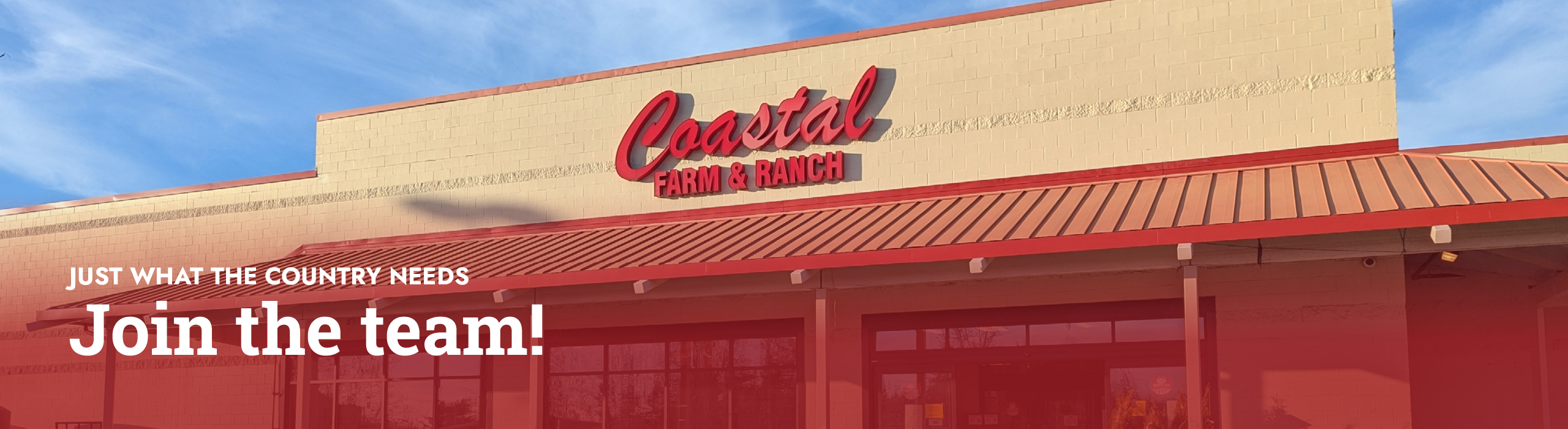 Just what the Country Needs Join Our Team!